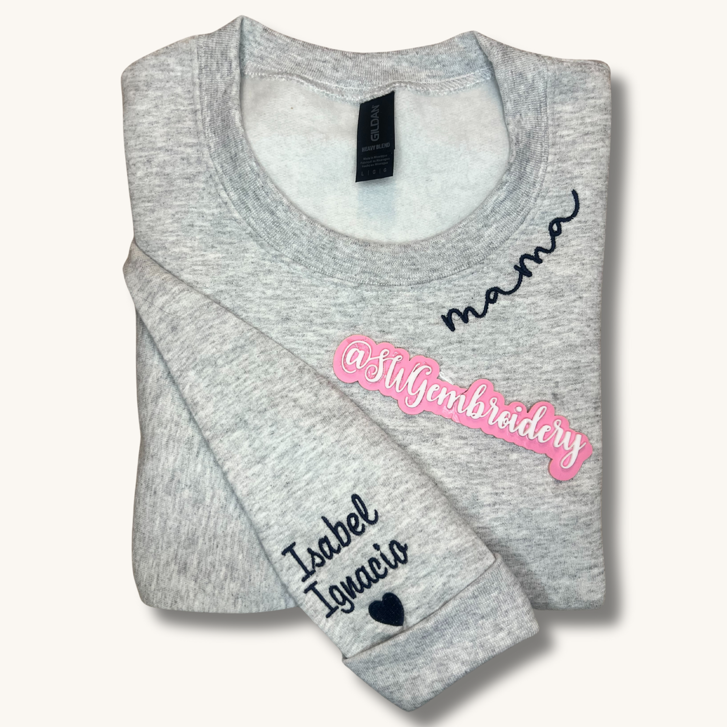 Simple Mama Neckline Sweatshirt