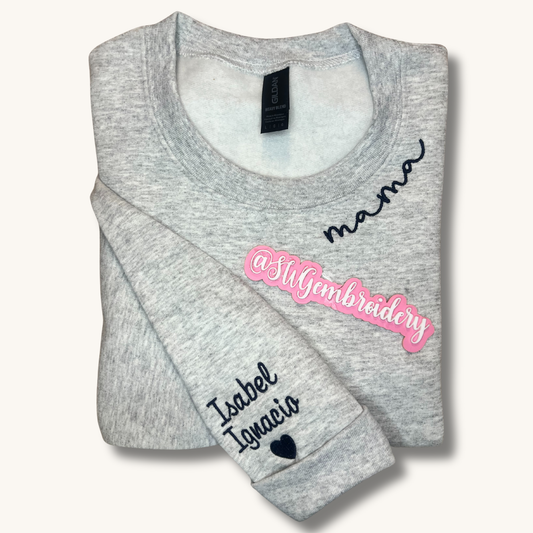 Simple Mama Neckline Sweatshirt
